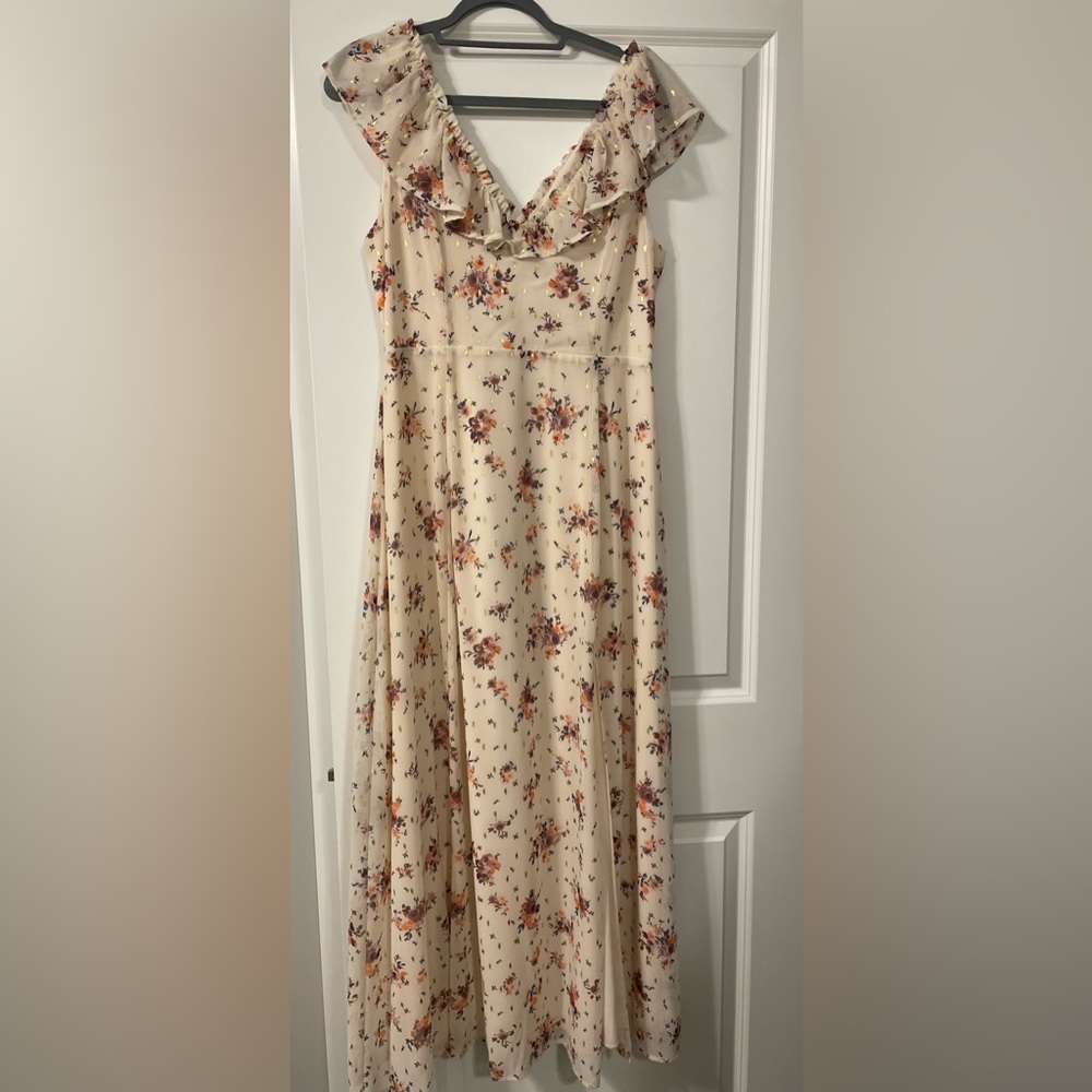 Francesca’s Medium Floral Maxi Dress